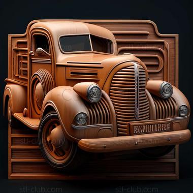 3D model Studebaker E series truck (STL)